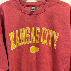 Kansas City Red Crew Neck Sweater